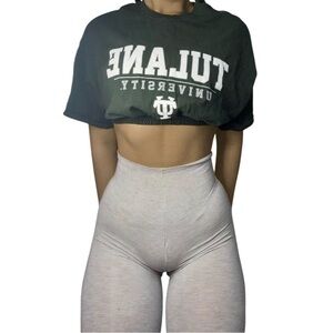 Tulane University Green Crop Top